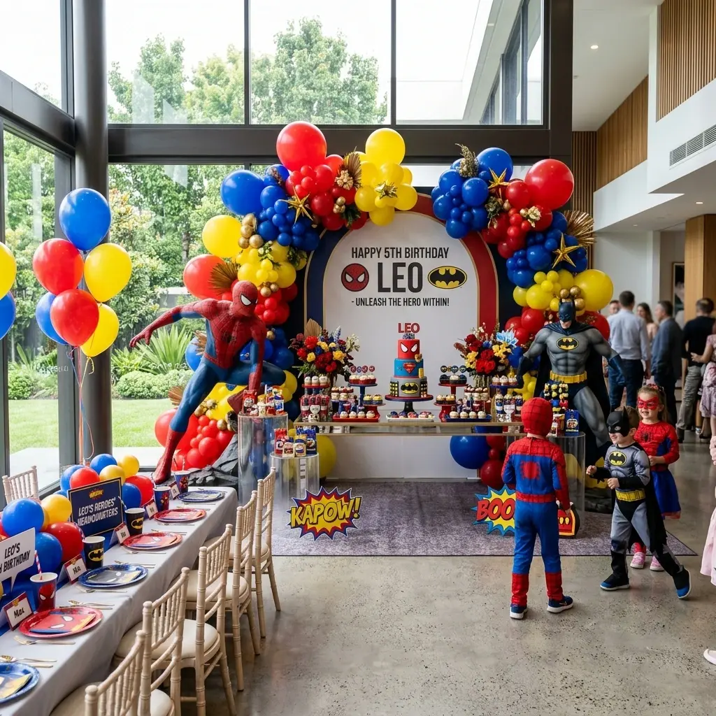 Superhero Party Ideas in Melbourne — Spider-Man, Batman & Avengers